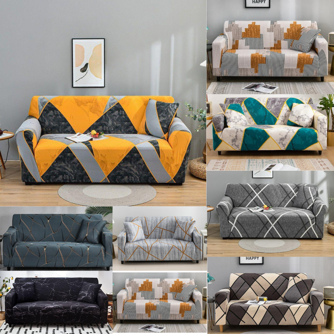 Printed polycotton Sofa Covers(1 Seater)